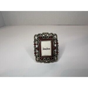 JAY STRONGWATER Neiman Marcus Small Photo Frame w Stand w/ Swarovski Crystals